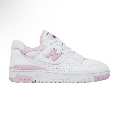 New Balance 550 Pink, Oikawa Kinnie, New Balance 550s, Pink New Balance, White Colour Scheme, Pink Bubblegum, Shoes To Buy, Shoe Wishlist, Leather Making