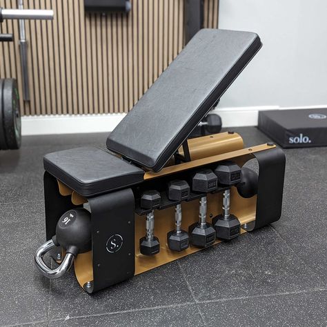 Solo Fitness | The world's finest home gym equipment. Home Gym In Closet, Home Gym Smith Machine, Hidden Gym Equipment, Home Made Gym Equipment, Home Crossfit Gym, Workout Equipment Storage, Gym Tools, Gym Equipment Storage, Diy Exercise Equipment