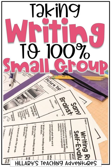 Check out these great tips and ideas for small group writing instruction and activities, including standards-based guided writing! #teachingwriting #writinginstruction Writing Mini Lessons 3rd Grade, Writing Elementary Activities, Writing Station Ideas 3rd Grade, Small Group Writing Instruction, Guided Writing 3rd Grade, Sped Writing Activities, Guided Writing First Grade, Writing Group Activities, Writing Tutoring Ideas