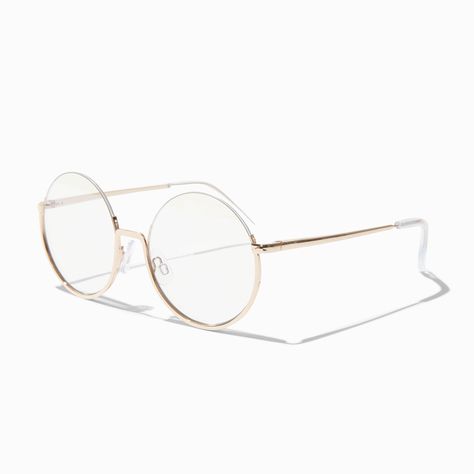 Cute Circle Glasses, Gold Circle Glasses Aesthetic, Gold Round Glasses Aesthetic, Clear Rimmed Glasses, Gold Circle Glasses, Gold Round Glasses, Grandpa Aesthetic, Glasses With Gold Rim, Mcu Shifting