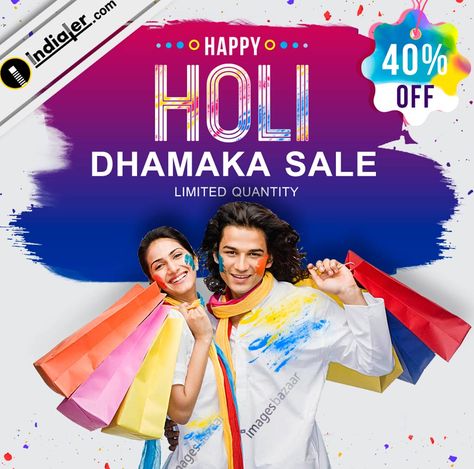 Happy Holi Festival Sale Offer Banner Free PSD Holi Special Image, Holi Creatives, Holi Hampers, Holi Banner, Holi Creative, Offers Banner, Happy Holi Festival, Holi Offer, Offer Banner