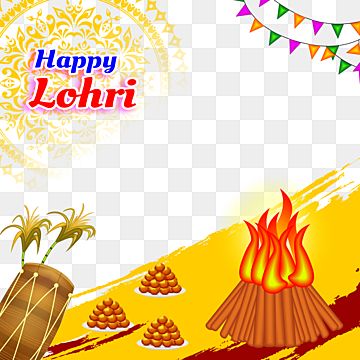 Lohri Fire Hd Transparent, Happy Lohri Stylish Frame With Dhol Sweets And  Fire, Happy Lohri, India, Punjabi PNG Image For Free Download | Happy lohri,  Lohri wishes, Happy lohri wishes