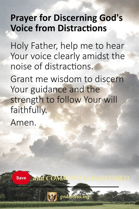 Prayer for Discerning God's Voice from Distractions Prayers For Wisdom, Prayer For Understanding, Prayer For Discernment, Seeking Wisdom, Prayer For Studying, Prayer For Wisdom, Prayer Points, Warfare Prayers, Prayer For My Children