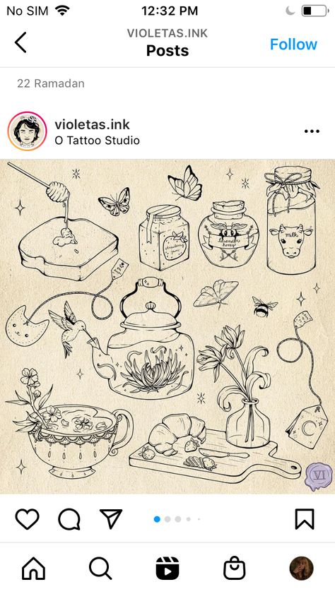 Small Whimsical Tattoos, Cottage Tattoo, Core Tattoo, Vision Journal, Fairy Tattoos, Tats Ideas, Whimsical Tattoos, Small Girly Tattoos, Design Tattoos