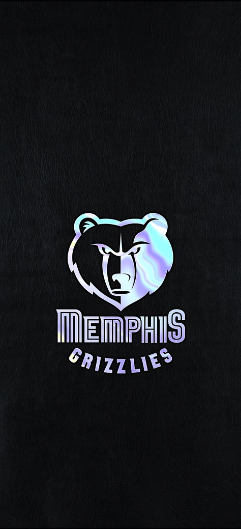 Nba Team Wallpaper, Nba Logo Wallpapers, Memphis Grizzlies Wallpaper, Grizzlies Wallpaper, Shimmering Wallpaper, Iridescent Wallpaper, Memphis Grizzlies Logo, Nba Grizzlies, Nba Background