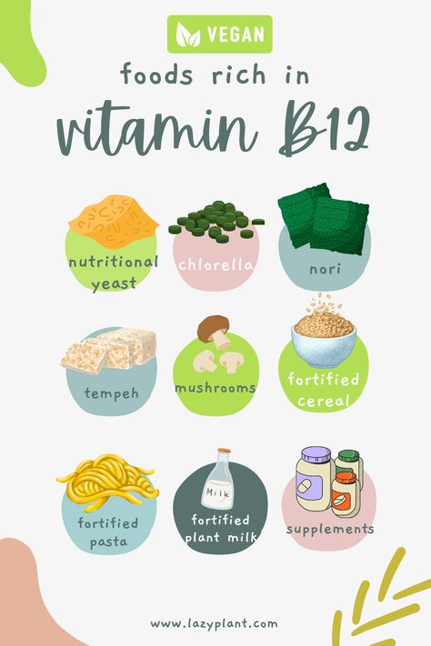 Vitamin B12 is not widely available in plant-based foods, but a few choices are notable for their high levels of this nutrient. Nutritional yeast, chlorella, nori, and tempeh are some of the most potent vegan sources of vitamin B12. B12 Vegan Sources, Natural B12 Sources, Vegan Vitamin Sources, Vitamin B12 Foods Vegetarian, Vegan B12 Sources, B12 Foods Vegetarian, B12 Sources, Sources Of Vitamin B12, Vitamin B12 Foods