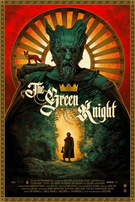 Green Knight Movie, The Green Knight, Wall Art Decor Bedroom, Film Posters Art, Green Knight, Film Poster Design, Movie Posters Design, Knight Art, Keys Art