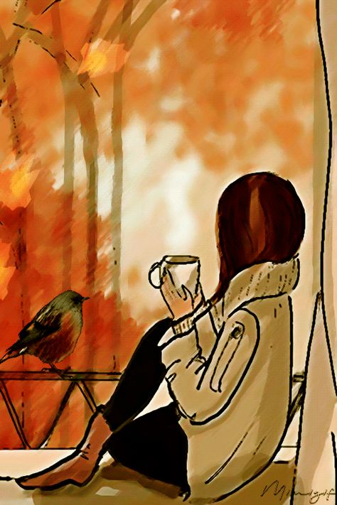 Nature Gifs, Good Morning Gifs Nature, Fall Animated Pictures, Fall Animated Wallpaper, Fall Gifs Cute, Fall Gif, Good Morning Gifs, Gif Fall Season, Anime Autumn Gif