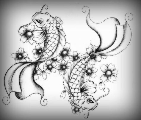 Pisces Koi Pisces Tattoo Designs, Pisces Tattoo, Koi Tattoo Design, Coy Fish, Christian Sleeve Tattoo, Pisces Tattoos, Koi Tattoo, Koi Fish Tattoo, Zodiac Tattoo