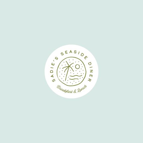 Preppy Logo Design, Beachy Logo Ideas, Beachy Graphic Design, Beachy Logo Design, Summer Logo Design, Beachy Branding Design, Beachy Branding, Beachy Logo, Boho Beach Branding