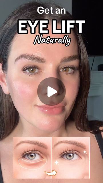 183K views · 7.5K likes | Sarah Fraggis on Instagram: "EYE LIFT AND DEPUFF.. Naturally. ✅save this video and do this routine with me! 
 
Everyone comments on how my eyes have been LIFTED AND DEPUFFED with these methods and here is how I did it! 

Tension in the brow muscle creates a sag, the first thing you want to do is release it.

Next, excess fluid build up can create a puff, so gliding that out will help firm and lift the skin.

Using gua sha with a tightening facial topical will help release tension, while delivering the nutrients to the skin and you will see tremendous results! 

I’m using the Joker peptides with the detailer gua sha from filterlessera.com 

The lift I have achieved in my brow region is my favorite benefit from this system! 

Full tutorials and all products used can Gua Sha For Under Eye Bags, Eye Lifting Makeup, Using Gua Sha, Makeup For Round Eyes, Yoga Face, Eye Structure, Face Yoga Facial Exercises, Facial Toning, Release Tension