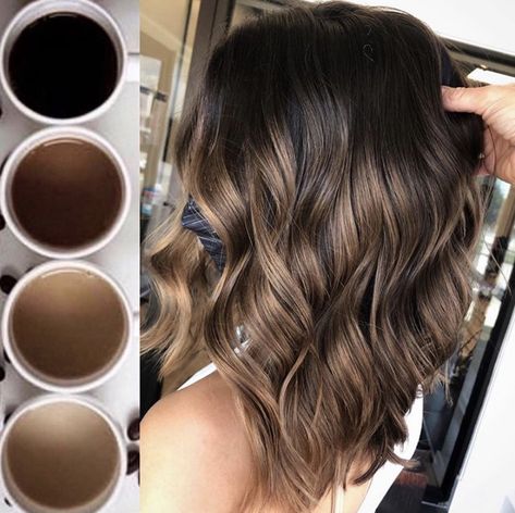 Ombre Hair Brunette, Only Picture, Bob Hair Color, 33rd Birthday, Brunette Balayage, Fall Hair Color For Brunettes, Brunette Balayage Hair, Haircuts For Wavy Hair, Brown Hair Balayage