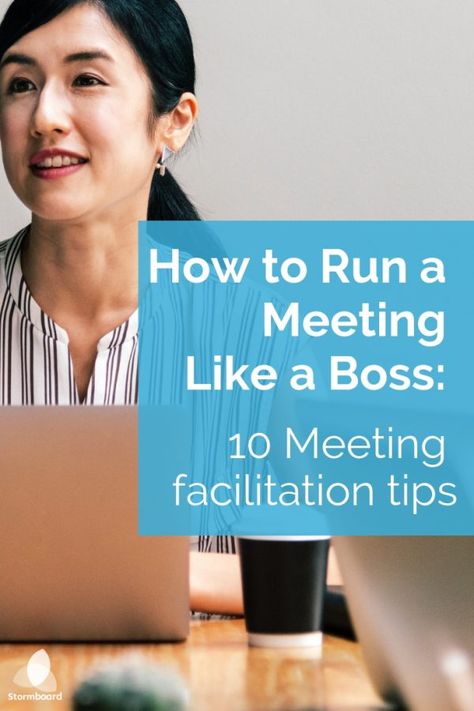 Run A Meeting Like A Boss, How To Lead A Meeting, How To Conduct A Meeting, Leading A Meeting, Sales Meeting Ideas, Facilitating Meetings, Mind Improvement, Work Motivational Quotes Funny, Team Meeting Ideas