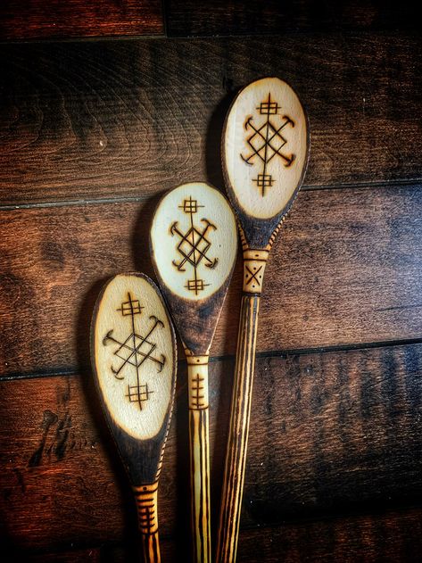 Baba Yaga’s Ritual Wood Spoon | TheWitchery.Ca Slavic Witchcraft Aesthetic, Baba Yaga Aesthetic, Witch Spoon, Slavic Witchcraft, Witchy Store, Lithuanian Clothing, Witchcraft Store, Baba Jaga, Witch Herbs