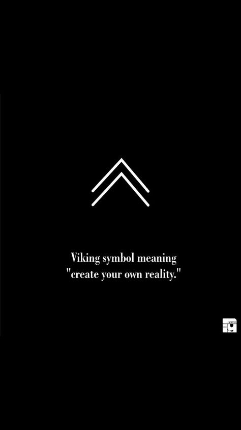 Viking Symbol - Create your own reality Tattoo Inspiration, Simbols Tattoo, Symbole Tattoo, Simbolos Tattoo, Quote Tattoos Placement, Viking Symbol, Tato Henna, Inspiration Tattoos, Viking Symbols