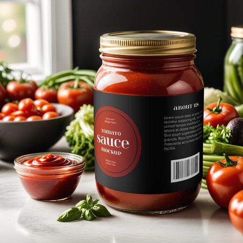 Free Glass Jar with Tomato Sauce Mockup PSD Jar Mockup, Free Mockup Templates, Clear Glass Jars, Packaging Mockup, Mockup Templates, Mockup Free Psd, Free Mockup, Mockup Psd, Free Psd