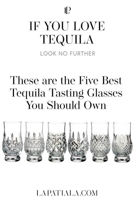 Tequila Sipping Glasses, Tequila Glasses, Crystal Shot Glasses, Sipping Tequila, Tequila Tasting, Best Tequila, Shot Glass Set, Glassware Collection, Flavor Profiles