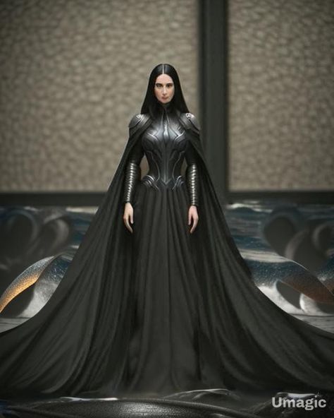 Queen Outfits Aesthetic, Black Royal Gown, Dark Queen Dress, Look Medieval, Dark Winter Nails, Asgardian Dress, House Velaryon, Red Dragons, Legend Series