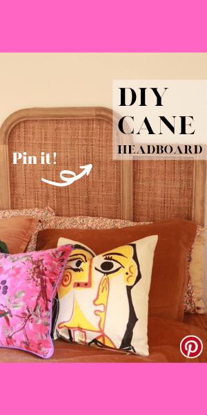 How to Make an Arched Cane Headboard - How To Cut Mirror, Homemade Headboards, Cane Headboard, Nightstand Makeover, How To Make Headboard, Small Apartment Bedrooms, Rattan Headboard, Arched Headboard, Caned Headboard