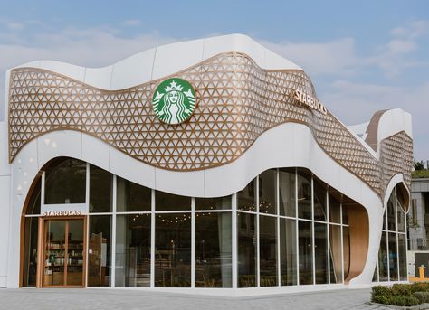 Anything Starbucks Shop added a... - Anything Starbucks Shop Starbucks Malaysia, Starbucks Shop, Starbucks Store, Shop Facade, Marble Wallpaper, Coffee Cafe, Italian Restaurant, Window Display, Architecture Building