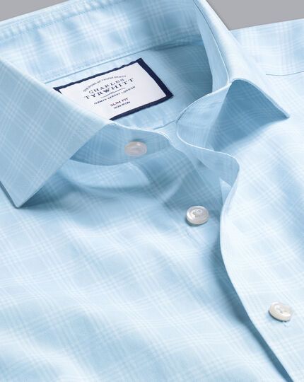 Charles Tyrwhitt Shirt, Prince Of Wales Check, Dressing Sense, Check Shirts, Stylish Men Casual, Cutaway Collar, Charles Tyrwhitt, Collar Stays, Fashion Suits For Men