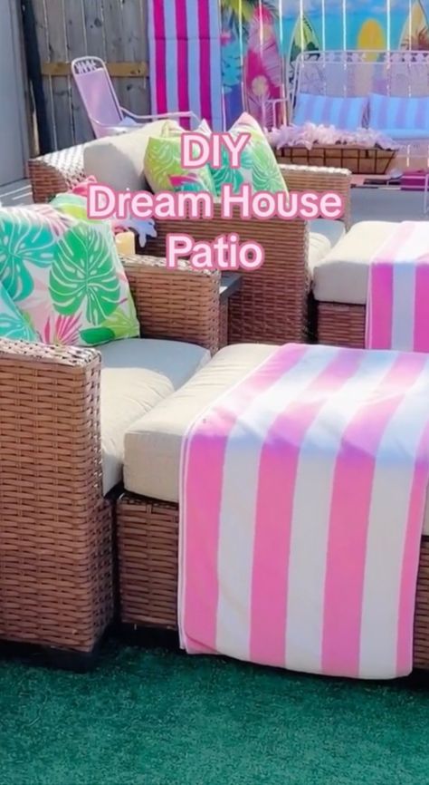 WITH all the hype about the upcoming Barbie movie, one homeowner has taken Barbie mania to the next level. She revealed her patio and backyard Barbie Dreamhouse makeover, where even her doggie pool is pink. Olivia (@oliviasromantichome) shared the transformation in a video with over 80,000 TikTok followers. “Let’s transform my backyard pool walkway from […] Barbie Patio Ideas, Pink Backyard Ideas, Pink Backyard Decor, Diy Barbie Pool, Barbie Dreamhouse Makeover, Barbie Play Area, Pink Outdoor Decor, Barbie Pool Party Ideas, Barbie Backyard