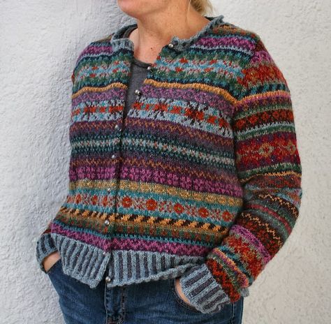 Punto Fair Isle, Marie Wallin, Rowan Felted Tweed, Moda Hippie, Fair Isle Knitting Patterns, Fair Isles, Knit Vest Pattern, Colorwork Knitting, Knitting Machine Patterns