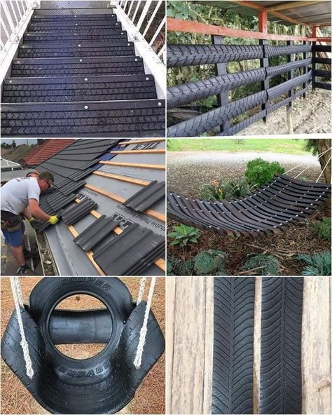 Tire Stairs Outdoor, Old Tires Playground, Old Tire Seats Diy, Tires In Playground, Old Tyres, Repurposed Tire, Tire Steps, Tire Furniture, Tire Craft