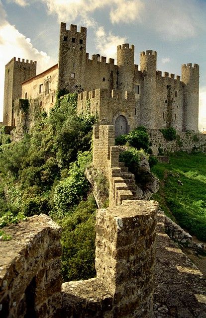 Obidos, Portugal | Howard Somerville | Flickr Obidos Portugal, Old Castle, Chateau Medieval, Medieval Fortress, Castle Mansion, European Castles, Have Inspiration, Castle In The Sky, Chateau France