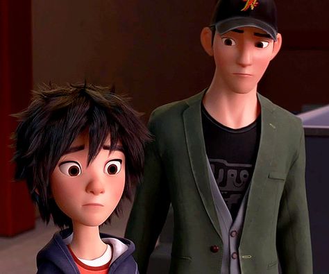 From Big Hero 6 (2014) Hiro And Tadashi, Big Hero 6 Characters, Big Hero 6 Tadashi, Tadashi Hamada, Hiro Big Hero 6, Animation Characters, Hiro Hamada, Rooms Design, Disney Kingdom