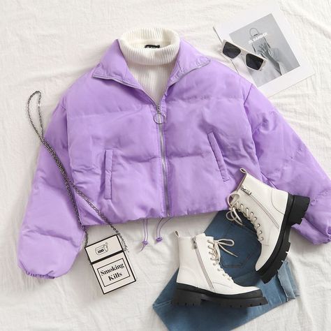 Streetwear Coat, Fashion 2000s, Fashion Vocabulary, Shein Outfits, Fashionista Clothes, Lovely Clothes, Indie Outfits, Winter Coats, Girls Fashion Clothes