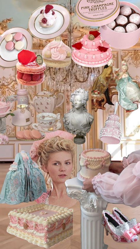 Let Them Eat Cake Party, Let Them Eat Cake Aesthetic, Cake Marie Antoinette, Antoinette Aesthetic, 30th Ideas, Marie Antoinette Aesthetic, Marie Antoinette Party, Rococo Aesthetic, Royalty Core