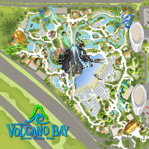 Planet Games, Fancy Coffee Drinks, Universal Resorts, Hawaii Theme, Volcano Bay, Planet Coaster, Closed Today, City Layout, Orlando Travel