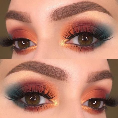 Lina on Instagram: "All of my favorite fall colors together!🍁 Playing with the gorgeous @jeffreestarcosmetics #androgynypalette . . . @mariedalgar_colorstudio Sketch it brow pencil @plouise_makeup_academy Eyeshadow base @jeffreestarcosmetics Androgyny palette @hudabeauty Lashes . . #jeffreestarcosmetics #makeup #makeupart #makeupartist #mua #instamakeup #eyemakeup #makeupgoals #creativemakeup #makeupinspo #featuremuas #undiscovered_muas #fallmakeup #autumnmakeup #matteeyeshadow" Androgyny Palette, Sketch It, Plouise Makeup, Plouise Makeup Academy, Eyeshadow Base, Makeup Academy, Creative Eye Makeup, Creative Eye, Jeffree Star Cosmetics