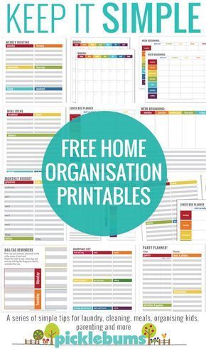 Free home organisation printables - simple ways to manage your household Home Organization Printables, Bill Organization Printables, Home Organization Binders, Cleaning Checklist Printable, Free Printables Organization, Office Organization At Work, Cleaning Schedule Printable, Organizing Paperwork, College Organization