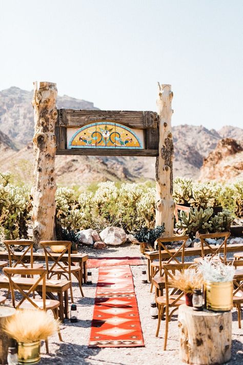 Nelson's Nevada Ghost Town | Bohemian Destination Las Vegas Desert Wedding - The Overwhelmed Bride Blog Desert Wedding Backdrop, Vegas Venues, Nelsons Ghost Town Wedding, Las Vegas Desert Wedding, Red Rock Canyon Las Vegas Wedding, Ghost Town Wedding, Vegas Desert Wedding, Las Vegas Wedding Venues, Vegas Wedding Venues