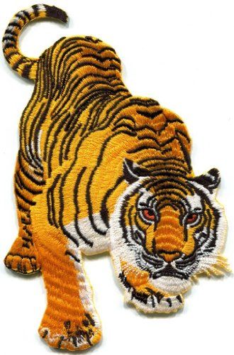 Tiger Cat Puma Jaguar Lion Animal Wildlife Large Applique... 50s Disney, Iron Patches, Garage Punk, Tiger Cat, Gothic Shop, Patches For Sale, Cheetah Animal, Animal Wildlife, Gothic Metal