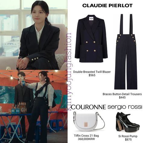 Kim Yoo-Jung in Episode 9 credit SBS, Couronne, Sergio Rossi, Claudie Pierlot | Instagram My Demon Kdrama Outfit, Do Do Hee Outfits, Do Do Hee My Demon Outfits, Logan Lee, Summer Modest Outfits, Drama Clothes, Fashion Outfits Korean, Elegant Summer Outfits, Kim You Jung