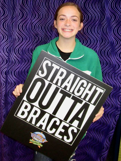 Watch out, world!  Here comes Emma! ---- #doubletsmiles #pediatricdentistry #lubbockorthodontists #orthodontics #lubbockpediatricdentistry #toothnews #lubbockkidsdentistry #lubbock #dentalhygienist #dentalassistant #healthysmilehealthylife #orthodontist #lubbocktexas #westtexasstrong #havingfun #buildingsmiles Orthodontic Debond Day, Orthodontic Marketing Ideas Social Media, Orthodontic Contests, Orthodontic Marketing, Orthodontic Health Month, Orthodontic Humor, Ortho Marketing, Orthodontics Marketing, Dental Post