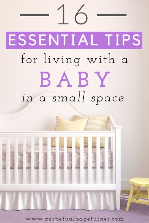 Are you expecting and wondering if you can do small space living with a baby? YOU CAN! Living with a baby in a one bedroom / small space is totally doable with these tips and hacks I picked up along the way! Lots of organization tips, storage solutions and other easy ideas to live comfortably with a new baby in a small apartment without a nursery! #baby #smallapartment #babytips Apartment Nursery, Small Space Baby, Small Space Nursery, Baby Storage, Baby Sleep Problems, Baby Prep, Nursery Organization, Nursery Baby Room, Baby Organization