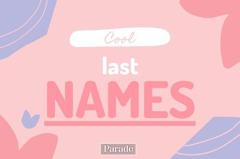 Unique Surname, Last Name Ideas, Unique Surnames, Names For Characters, Last Names For Characters, Character Name Generator, Cool Last Names, Last Name Meaning, Disney Princess Names