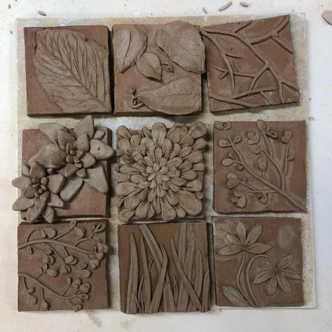 Clay Tile Art, Relief Tiles, Clay Tile Designs Ceramics, Ceramic Tile Relief, Relief Ceramic Tiles, Clay Flower Relief, Multi Canvas Painting, Clay Relief Tiles Landscape, Close Up Art