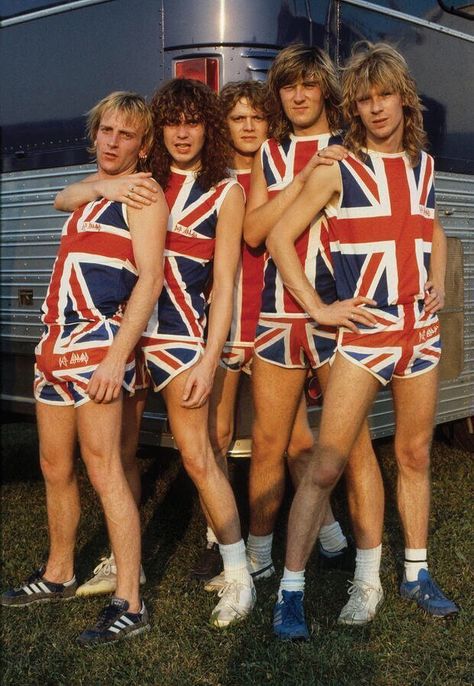 Def Leppard Def Leppard Pyromania, Def Leppard Band, Vivian Campbell, Metal Songs, Phil Collen, Rick Savage, Rock Shorts, Joe Elliott, Ray Vaughan