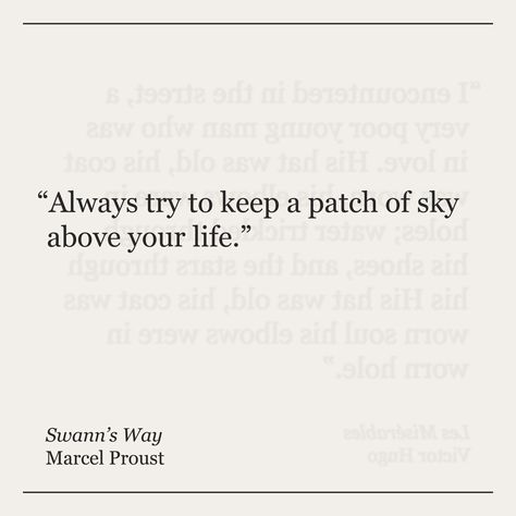 Quote about optimism from Marcel Proust's Swann's Way. Swann's Way Marcel Proust, Marcel Proust Quotes, Proust Quotes, Classic Literature Quotes, Swann's Way, Marcel Proust, Positive Quotes For Life Motivation, Post Quotes, Literature Quotes