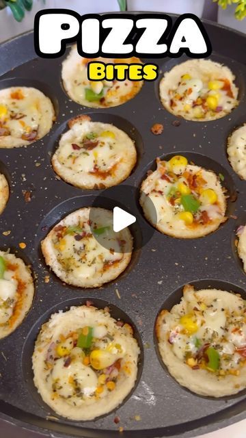 Kautumbik Kitchen on Instagram: "VIRAL Pizza Bites ❤️😋 Pizza bites are bite-sized versions of the classic pizza, usually made with a small dough base or bread, tomato sauce, cheese, and various toppings. These miniature delights pack all the flavors of a traditional pizza into a convenient and poppable size, making them a perfect appetizer or snack for pizza enthusiasts. Whether served at parties or enjoyed as a quick treat, pizza bites offer a tasty and satisfying experience in every bite. Follow @kautumbikkitchen for more recipes. . . . . . #pizza #pizzabites #italianfood #pizzalover #streetfood #pizzatime #snacks" Quick Pizza, Recipes Pizza, Small Pizza, Quick Treats, Classic Pizza, Pizza Bites, Yummy Chicken Recipes, Pizza Recipes Dough, Indian Snack Recipes