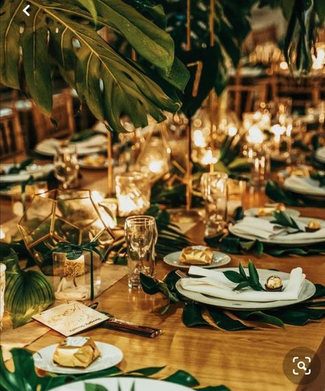 Jungle Wedding, Tropical Wedding Theme, Tropical Glam, Tropical Wedding Decor, Safari Wedding, Jungle Vibes, Costa Rica Wedding, Hawaiian Wedding, Tropical Party