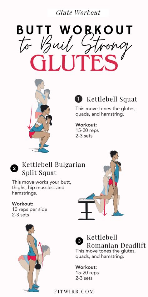 Ultimate Glute Workout Routine for Women: 5 Best Butt Exercises for Stronger Glutes #workout #homegym #fitness #exercise #motivation #health #healthylifestyle #fitfam #gymlife. https://www.theworldaccordingtome.org/fitness-health/1859787_weekly-gym-workout-plan-for-women-get-strong-and-feel-great/?275 Ways To Build Muscle At Home, Leg Glute Workout At Home, But Workout Bigger At Home, Legs And Glutes Workout At Home, Glute Exercises For Women At Home, Glutes Workout Plan, Legs And Glutes Workout, Weekly Gym Workouts, Glutes Workout At Home