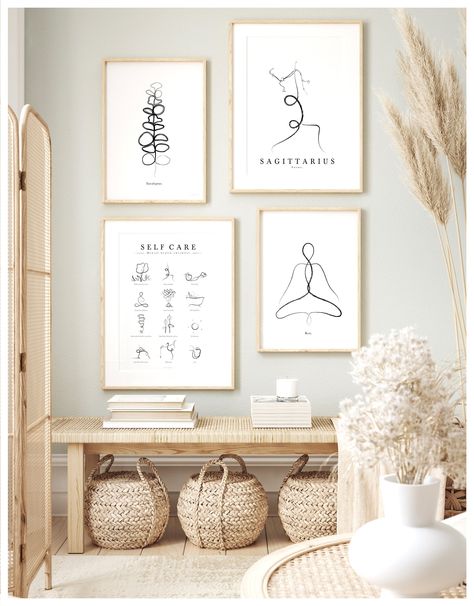 Yoga Nook, Sala Yoga, Pose Poster, Yoga Corner, Yoga Room Design, Yoga Area, Poster Butterfly, Yoga Group, Meditation Wall Art