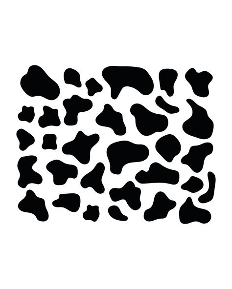 Cow Print Vinyl Shirt, Cow Spots Svg, How To Make Cow Print, Cow Print Printable, Svg Cow Print, Cricut Cow Print, Cow Print Stencil Svg, Cow Print Stencil, Cow Cricut Projects