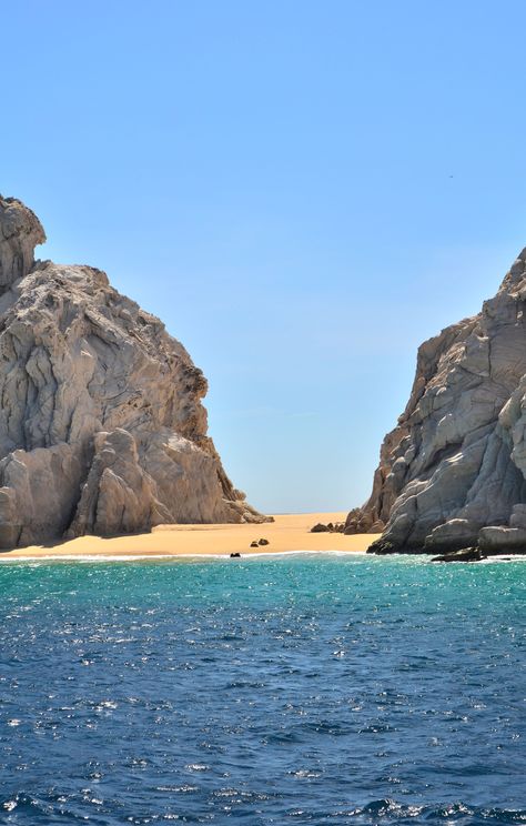 Cabo San Lucas, Mexico. Lovers Beach Cabo, Cabo San Lucas Beach, Beach Vacation Spots, Permanent Vacation, Cabo San Lucas Mexico, Travel Globe, San Lucas, Dream Beach, Cabo San Lucas